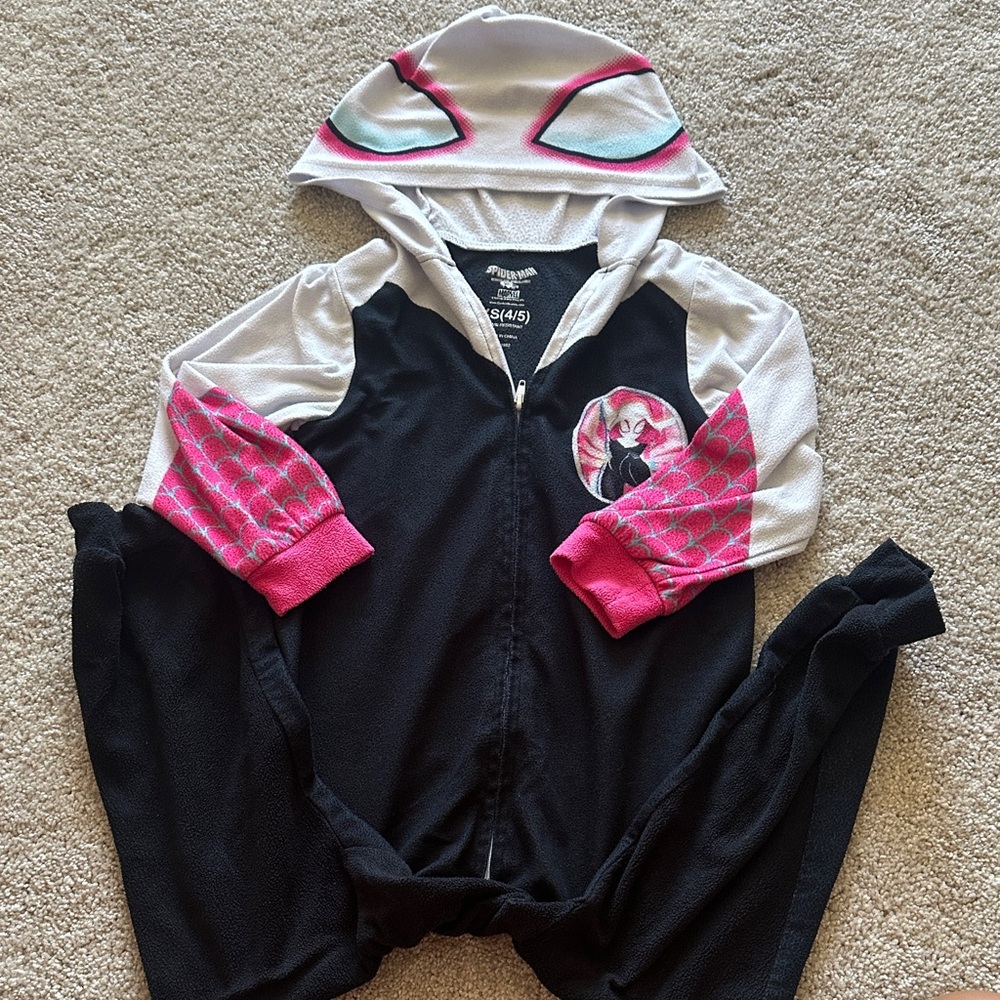 Marvel Black and Pink Spider Hero Kids Costume